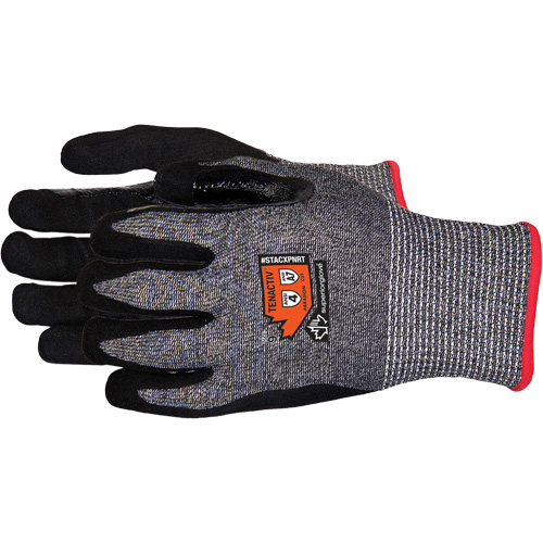 Gants en tricot de composite r&eacute;sistant aux coupures, Taille 6/T-petit, Calibre 13, Rev&ecirc;tement Mousse de nitrile, Enveloppe en Acier inoxydable/PEHP/TenActiv, ASTM ANSI niveau A7 Distribution Élite MP