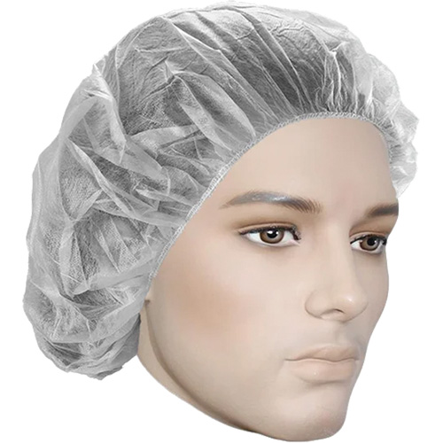 Bouffant Caps, Polypropylene, 18", White Distribution Élite MP
