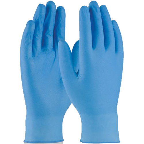 Gants jetables, Petit, Nitrile, 4 mils, Sans poudre, Bleu Distribution Élite MP