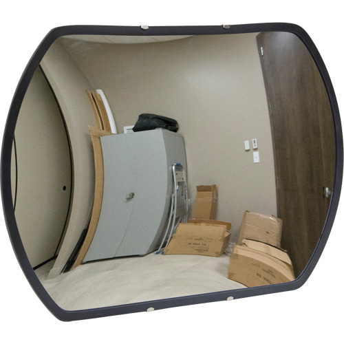 Roundtangular Convex Mirror with Bracket, 24" H x 36" W, Indoor/Outdoor Distribution Élite MP
