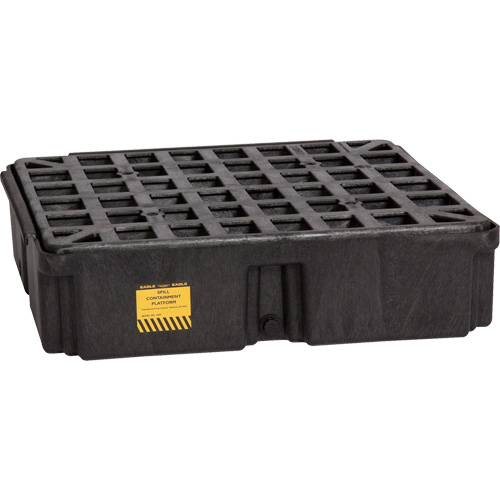 Modular Spill Platform, 15 US gal. Spill Capacity, 26" x 26.25" x 6.5" Distribution Élite MP