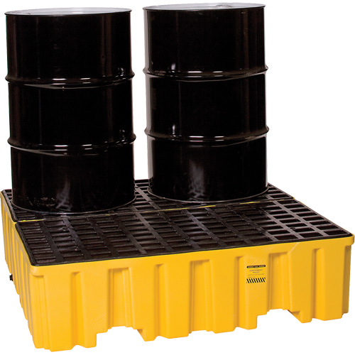 Spill Containment Pallet, 132 US gal. Spill Capacity, 51" x 52.5" x 13.75" Distribution Élite MP