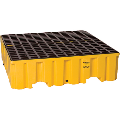 Spill Containment Pallet, 132 US gal. Spill Capacity, 51" x 52.5" x 13.75" Distribution Élite MP