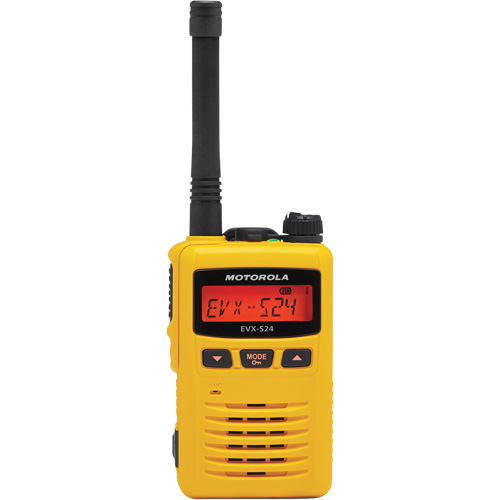 EVX-S24 Series Portable Radio, UHF Radio Band, 256 Channels, 200 000 sq. ft. Range Distribution Élite MP