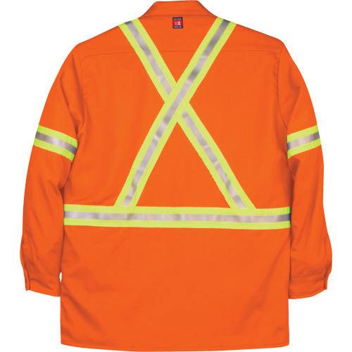 Westex UltraSoft&reg; Industrial Work Shirt, Medium (Tall), Orange Distribution Élite MP