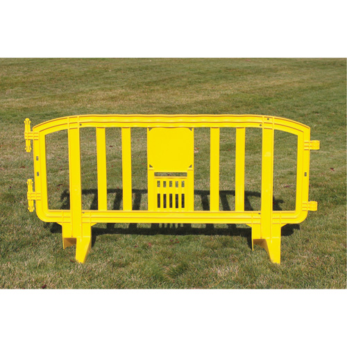 Barricade Movit, Emboîtables, 78" lo x 39" h, Jaune Distribution Élite MP