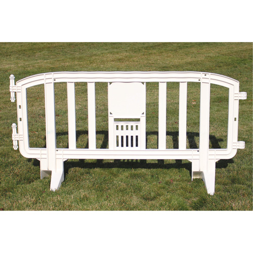 Movit Barricade, Interlocking, 78" L x 39" H, White Distribution Élite MP