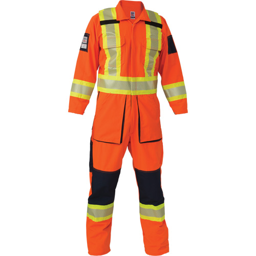 Combinaison ind&eacute;chirable, Petit, Orange haute visibilit&eacute; Distribution Élite MP