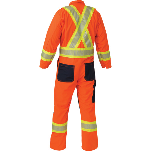 Combinaison ind&eacute;chirable, Petit, Orange haute visibilit&eacute; Distribution Élite MP