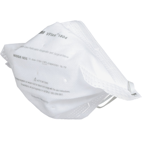 Respirateur et masque chirurgical VFlex contre les particules en sant&eacute;, N95, Certifi&eacute; NIOSH Distribution Élite MP