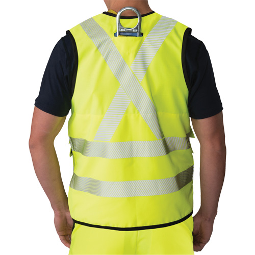 Ripstop Surveyor's Vest, High Visibility Lime-Yellow, Small, Polyester Distribution Élite MP