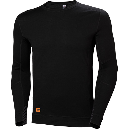 Maillot thermique &agrave; col rond &eacute;vacuant l'humidit&eacute; Lifa Max, Hommes, 2T-Grand, Noir Distribution Élite MP