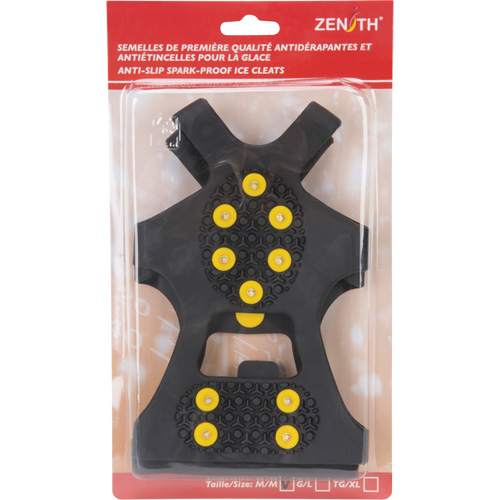 Semelles antid&eacute;rapantes et anti&eacute;tincelles pour la glace, Laiton, Traction Crampon, Moyen Distribution Élite MP