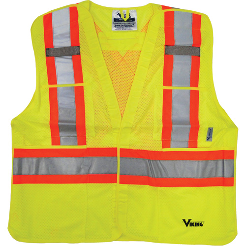 Veste de s&eacute;curit&eacute;, Jaune lime haute visibilit&eacute;, 2T-Grand/3T-Grand, Polyester Distribution Élite MP