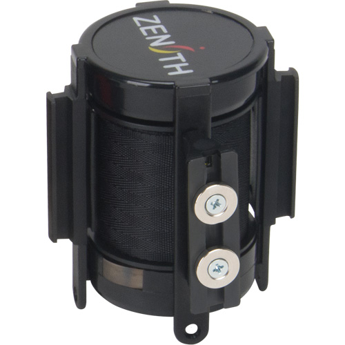 Cassette de ruban magn&eacute;tique pour barri&egrave;re de contr&ocirc;le des foules personnalis&eacute;e, 7', Ruban Noir Distribution Élite MP