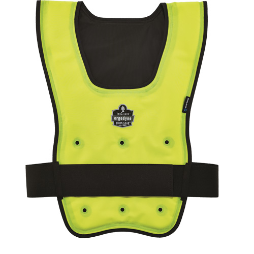 Veste refroidissante &agrave; &eacute;vaporation s&egrave;che &eacute;conomique Chill-Its 6687, Grand/T-Grand, Jaune lime haute visibilit&eacute; Distribution Élite MP