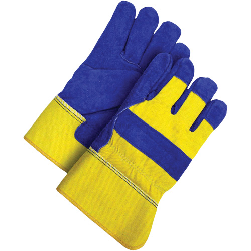Gants d'ajusteur, Grand, Paume en Cuir de vache refendu, Doublure en Peluche d'acrylique Distribution Élite MP