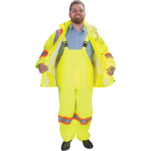 RZ1000 Rain Suit, Polyester, 3X-Large, High Visibility Lime-Yellow Distribution Élite MP