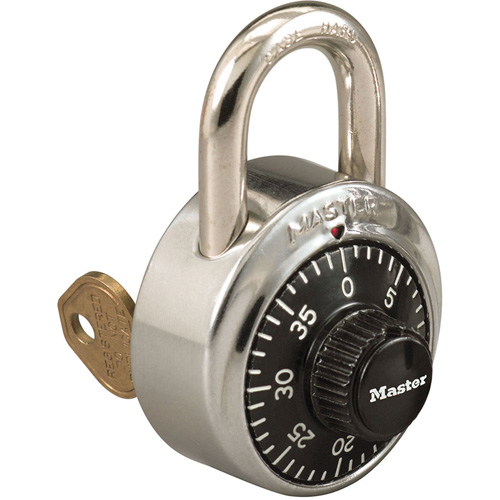 1525 Series Padlock with Key Control Feature, Stainless Steel, 1-7/8" Width Distribution Élite MP