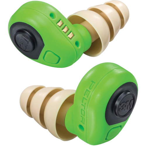 Peltor Electronic Earplugs, Uncorded, Pair - Plastic Case, 23 dB NRR, Large/Medium/Small Distribution Élite MP