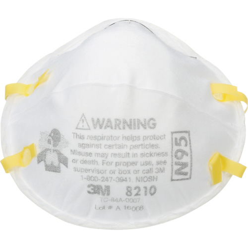Respirateur contre les particules, N95, Certifi&eacute; NIOSH Distribution Élite MP