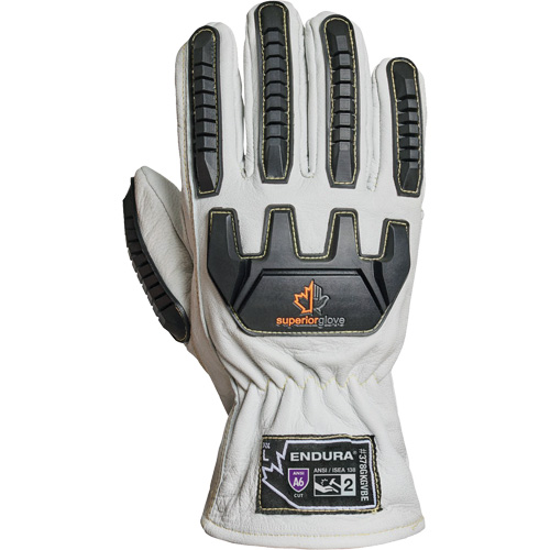 Endura&reg; 378GKGVBE Cut & Impact Resistant Gloves, Large, Goatskin Palm, Driver Cuff Distribution Élite MP
