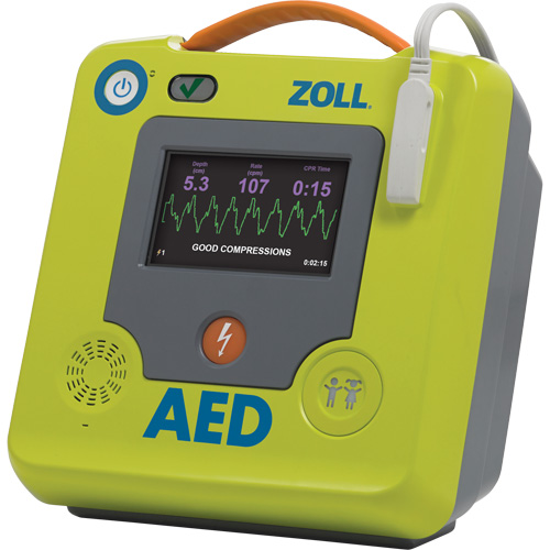 D&eacute;fibrillateur AED 3 BLS pour secouristes professionnels, Semi-automatique, Français, Classe 4 Distribution Élite MP