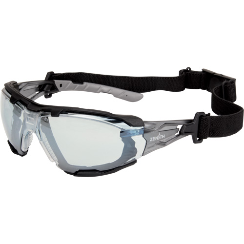 Z2900 Series Safety Glasses with Foam Gasket, Indoor/Outdoor Mirror Lens, Anti-Scratch, ANSI Z87+/Meets/Exceeds CSA Z94.3 Distribution Élite MP