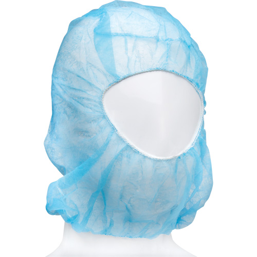 Cagoule jetable, Polypropyl&egrave;ne, Bleu Distribution Élite MP