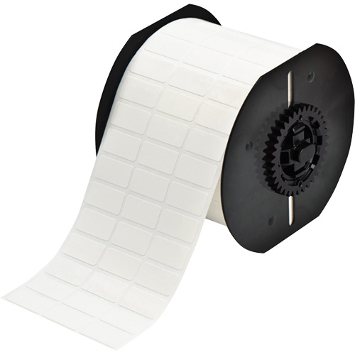 B33 Series Repositionable Adhesive Labels, Vinyl, 1" L x 0.5" H, White Distribution Élite MP