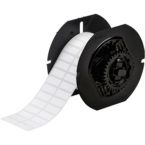 &eacute;tiquettes pour laboratoire r&eacute;sistant aux produits chimiques de s&eacute;rie B33, Polyester, 1" lo x 0,375" h, Blanc Distribution Élite MP