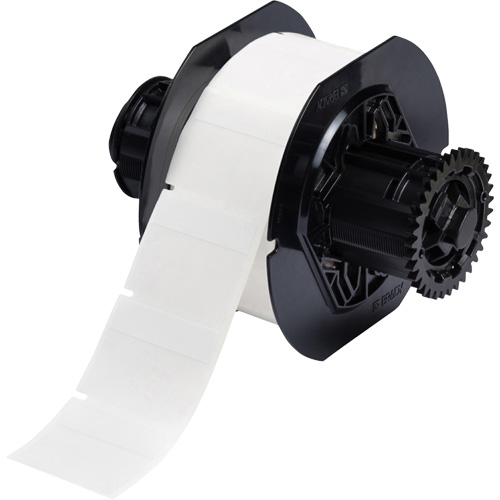 B33 Series Self-Laminating Labels, Vinyl, 1.75" L x 1.5" H, White Distribution Élite MP