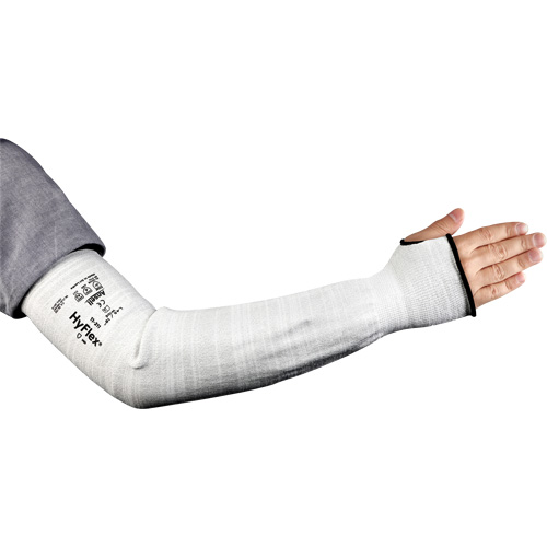 HyFlex&reg; 11-211 Series Wide Cut Resistant Sleeve, Intercept, 18", ASTM ANSI Level A2/EN 388 Level 2, Grey Distribution Élite MP