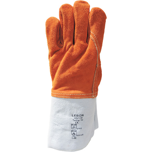 Gants de travail r&eacute;sistants &agrave; la chaleur Lebon, Cuir, 10, Prot&egrave;ge jusqu'&agrave; 482° F (250° C) Distribution Élite MP