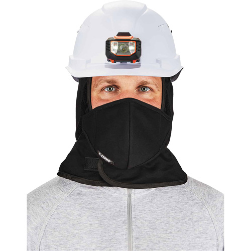 N-Ferno&reg; Winter Hard Hat Liner with Mouthpiece, Fleece Lining, One Size, Black Distribution Élite MP