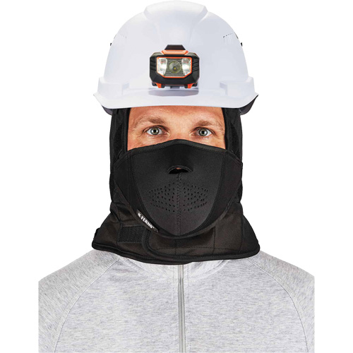 N-Ferno&reg; 3-Layer Winter Hard Hat Liner with Mouthpiece, Fleece Lining, One Size, Black Distribution Élite MP