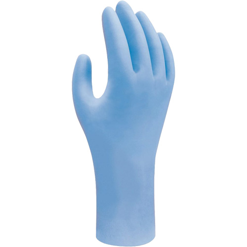 Gants jetables biod&eacute;gradable, T-petit, Nitrile, 2,5 mils, Sans poudre, Bleu Distribution Élite MP