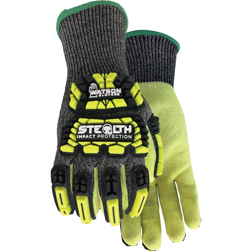 Gants r&eacute;sistants aux coupures et aux chocs Stealth Dog Fight, Petit, Paume en Fibre de verre/PEHP/Nylon/Spandex, Poignet Poignet en tricot Distribution Élite MP