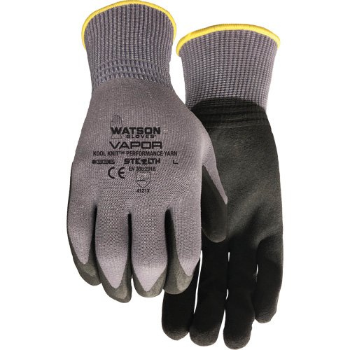 Gants enduits Stealth Vapour, Petit, R&ecirc;vetement Mousse de PVC, Calibre 15, Enveloppe en Nylon Distribution Élite MP