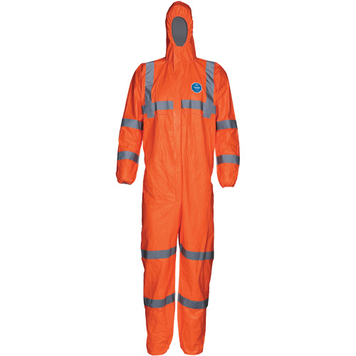 Combinaison haute visibilit&eacute; avec capuchon, Petit, Orange, Tyvek 500 Distribution Élite MP