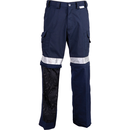 All-Season High Visibility Ventilated Pants, Poly-Cotton, 34, Navy Blue Distribution Élite MP
