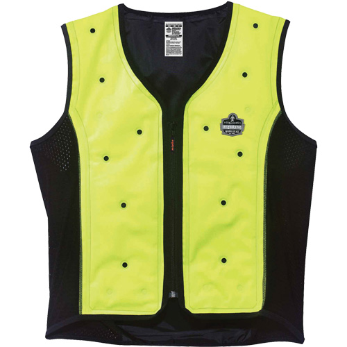Gilet de refroidissement &agrave; sec Chill-Its 6685, 4T-Grand, Jaune lime haute visibilit&eacute; Distribution Élite MP