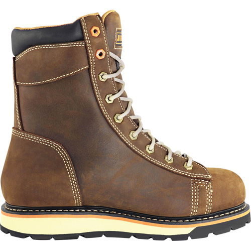 Rigger Work Boots, Leather, Steel Toe, Size 7, Impermeable Distribution Élite MP