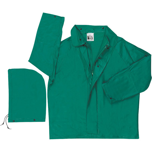 Imperm&eacute;able avec limite dinflammabilit&eacute; Dominator, Polyester/PVC, Grand, Vert Distribution Élite MP