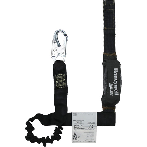 Miller&reg; Arc-Rated Shock-Absorbing Lanyard, 6', Locking Snap Hook Center, Locking Snap Hook Leg Ends, Kevlar&reg; Distribution Élite MP