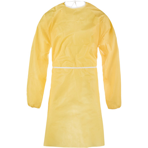 ChemMax&reg; 1 Gown, One Size, Yellow, Polyethylene/Polypropylene Distribution Élite MP