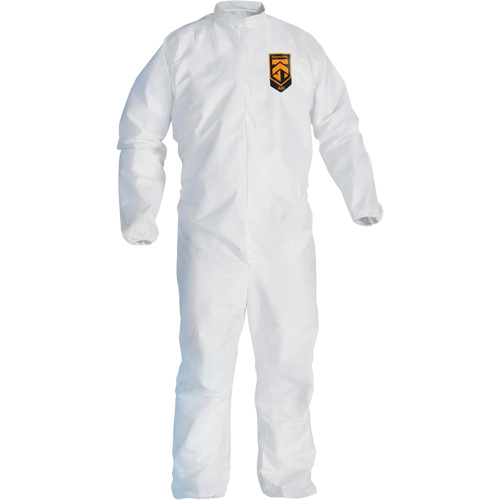 KleenGuard KGA300 Coveralls, 4X-Large, White, Microporous Distribution Élite MP