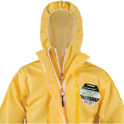 Combinaisons ChemMax 1, Poly&eacute;thyl&egrave;ne/Polypropyl&egrave;ne, 4T-Grand, Jaune Distribution Élite MP