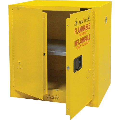 Armoire pour produits inflammables, 22 gal., 2 Porte(s), 35" La x 35" h x 22" p Distribution Élite MP