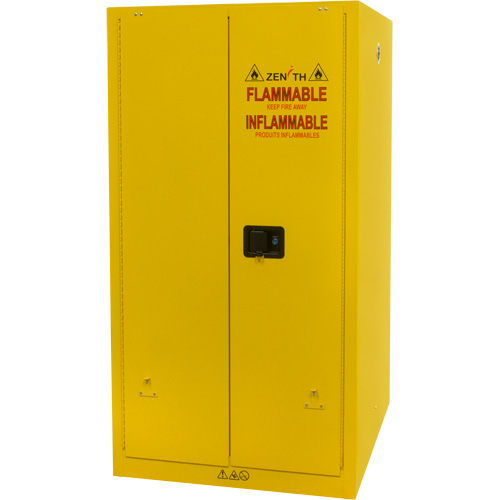 Flammable Storage Cabinet, 60 gal., 2 Door, 34" W x 65" H x 34" D Distribution Élite MP